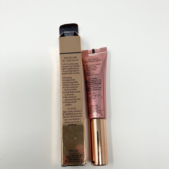 Yensa Beauty Skin on Skin BC Foundation LIGHT NEUTRAL 1 fl oz / 32ml NIB